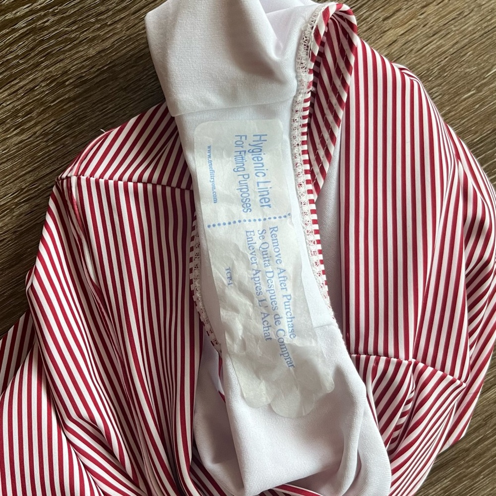 Albion Red and White Striped Swim Set - Picture 5 of 6